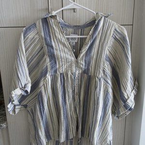 BDG / Urban Outfitters Professional Flowy Striped Top